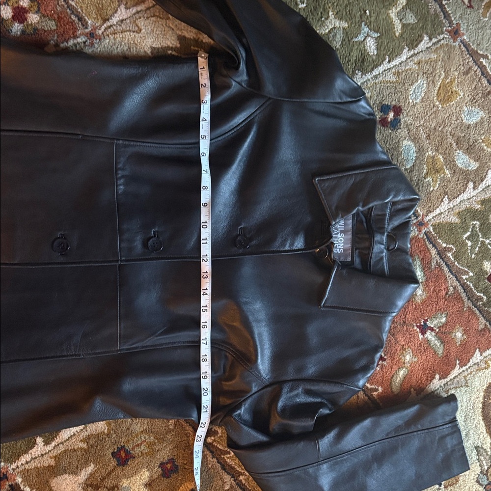 Wilsons Leather Black Jacket - Picture 7 of 12